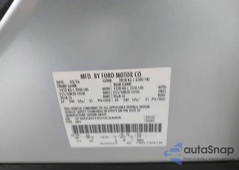 2016 Ford Explorer Platinum from USA, damaged, VIN 1FM5K8HT9GGC64408